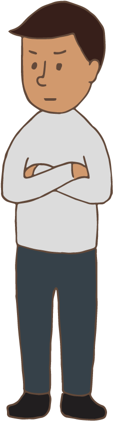 Man Crossing His Arms - Man Crossing His Arms (595x842)