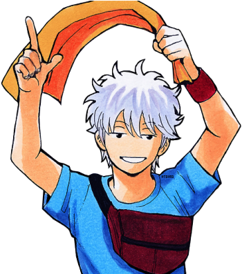 Gintoki#official Art#he Is A Very Very Good Boy#and - Gintoki#official Art#he Is A Very Very Good Boy#and (400x396)