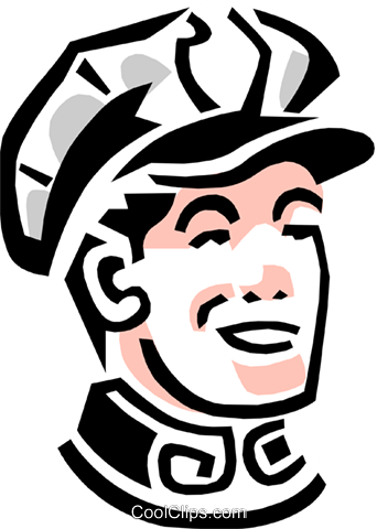 Service Industry Man Royalty Free Vector Clip Art Illustration - Service Industry Man Royalty Free Vector Clip Art Illustration (342x480)