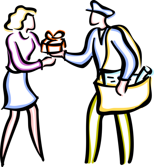 Mailman Clipart Postal Service - Mailman Clipart Postal Service (646x700)