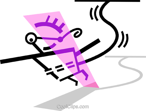 Bungee Jumping Royalty Free Vector Clip Art Illustration - Bungee Jumping Royalty Free Vector Clip Art Illustration (480x365)