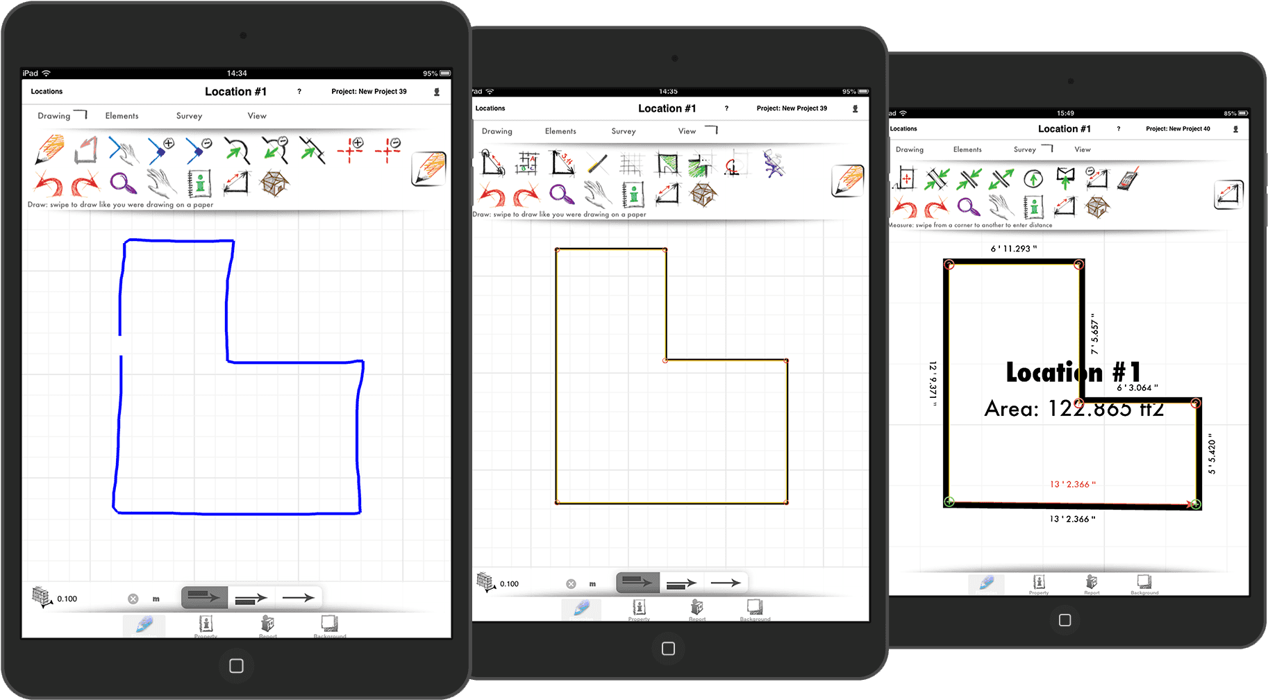 Floorplan On Ipad Orthograph - Floorplan On Ipad Orthograph (2048x1536)