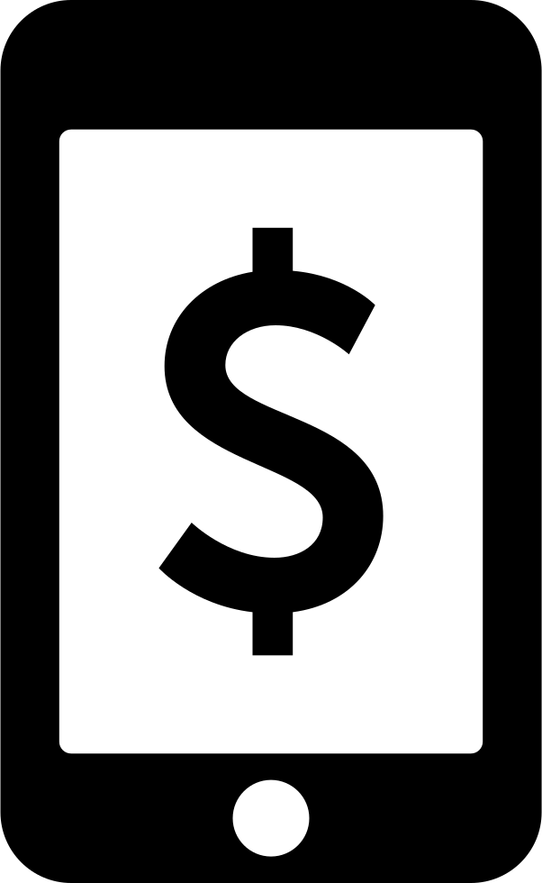 Dollar Sign On Tablet Or Phone Screen Svg Png Icon - Dollar Sign On Tablet Or Phone Screen Svg Png Icon (602x980)
