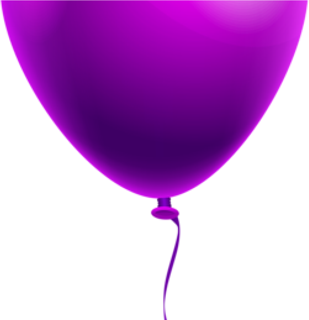 Balloon Clipart Free Single Purple Balloon Png Clipart - Balloon Clipart Free Single Purple Balloon Png Clipart (1024x1024)