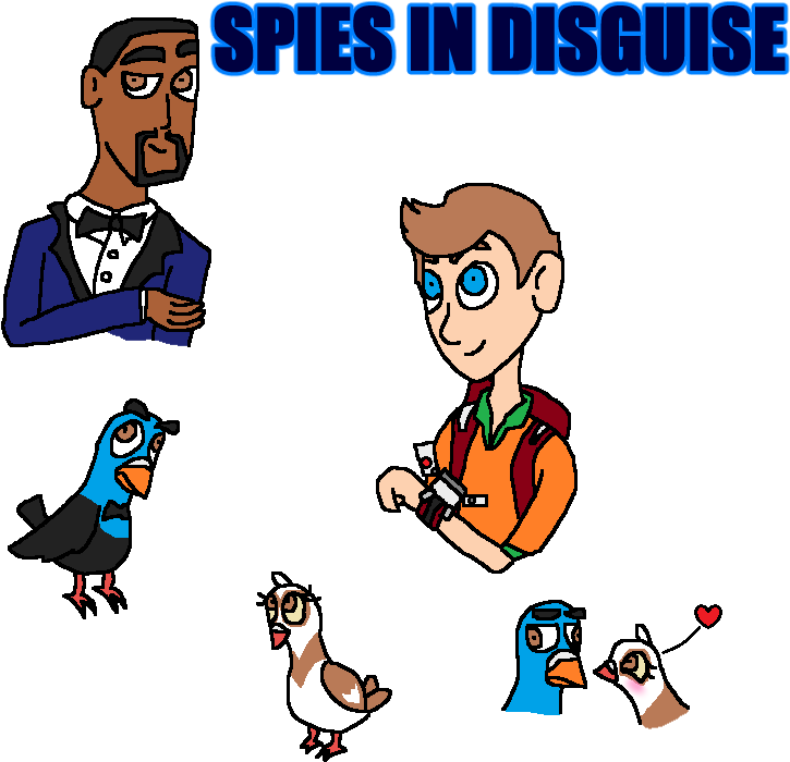 Spies In Disguise Doodles By Clawort-animations - Spies In Disguise Doodles By Clawort-animations (800x750)