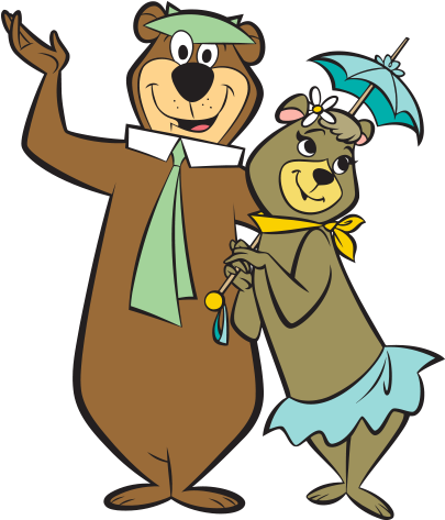 Yogi Bear And Cindy Bear Hugging - Yogi Bear And Cindy Bear Hugging (500x500)
