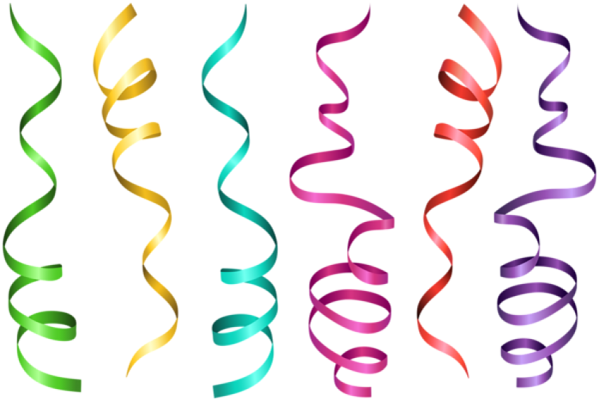 Free Png Download Curly Ribbons Clipart Png Photo Png - Free Png Download Curly Ribbons Clipart Png Photo Png (850x569)