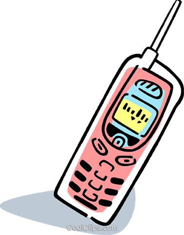 Cellular Wireless And Cordless Phones Royalty Free - Cellular Wireless And Cordless Phones Royalty Free (377x480)