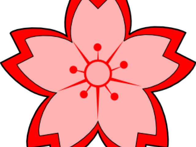 Sakura Clipart Pink Flower - Sakura Clipart Pink Flower (640x480)