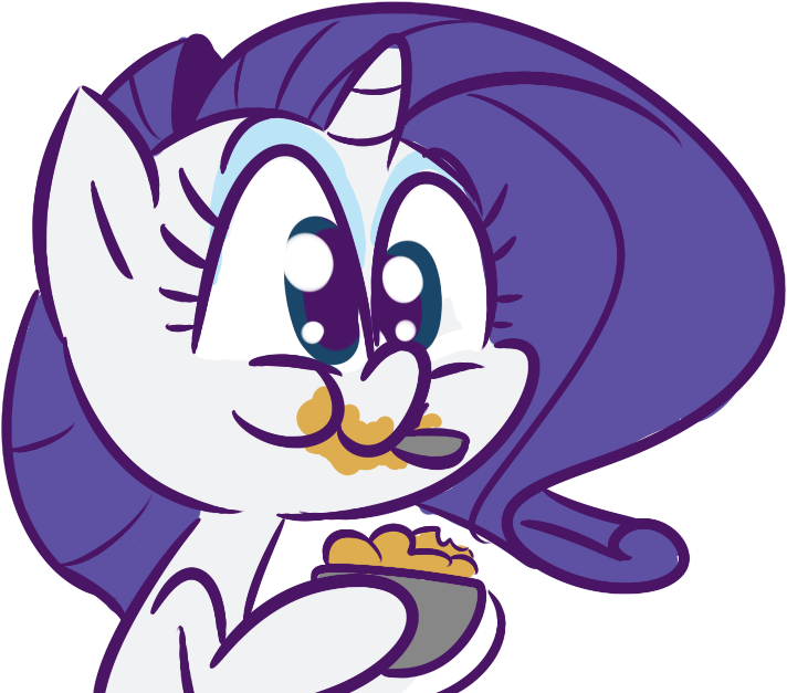 Tess, Cereal, Eating, Puffy Cheeks, Rarity, Safe, Solo - Tess, Cereal, Eating, Puffy Cheeks, Rarity, Safe, Solo (770x700)