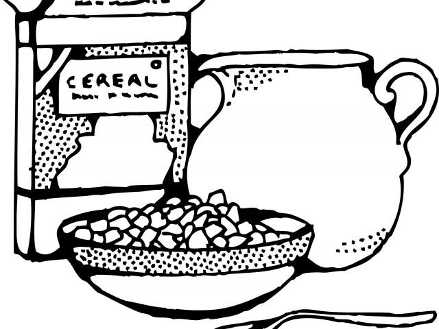 Cereal Clipart Sketch - Cereal Clipart Sketch (640x480)