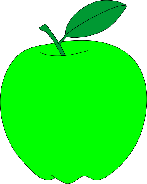 Green Apple Free Printable - Green Apple Free Printable (500x624)