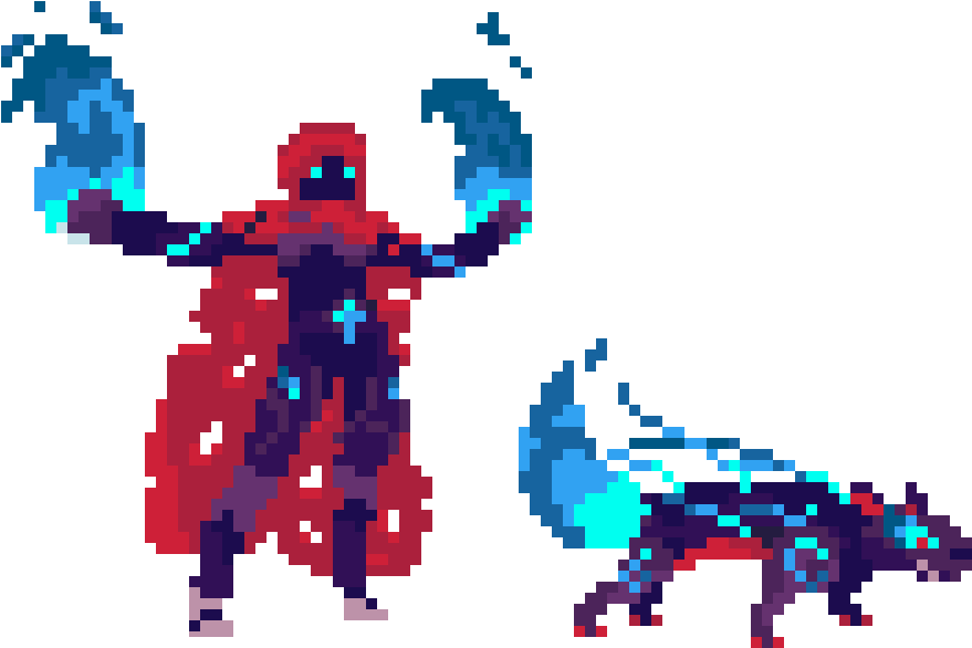 [oc] A Mage And His Companion - [oc] A Mage And His Companion (924x640)