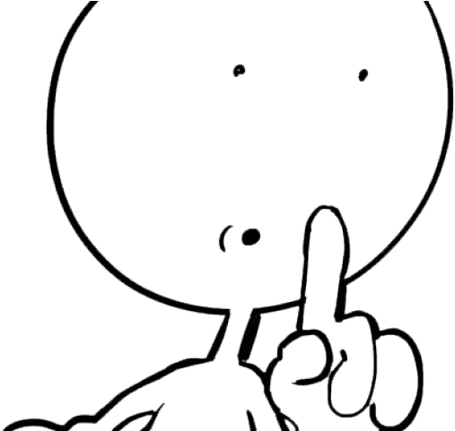 Shhh Clipart Shhh Finger , Png Download - Shhh Clipart Shhh Finger , Png Download (507x481)
