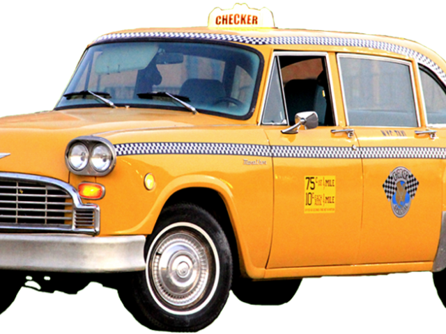 Taxi Cab Clipart Checker - Taxi Cab Clipart Checker (640x480)