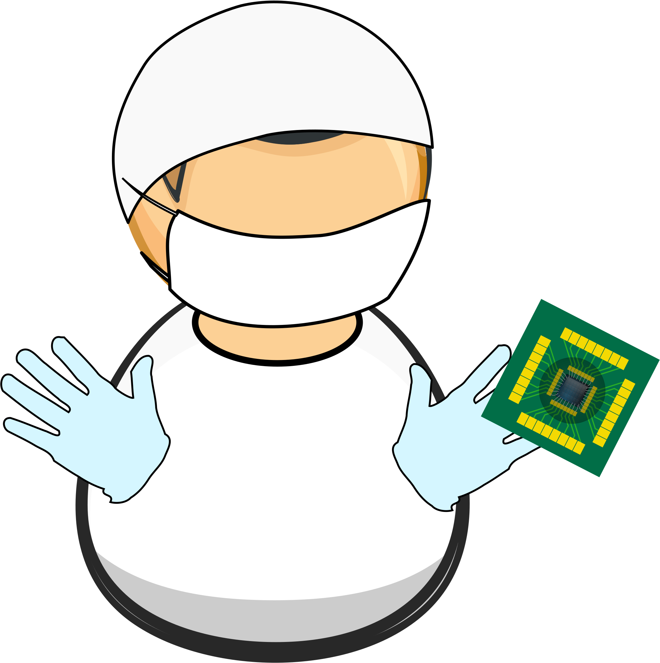 Lab Worker Vector Clipart Image Free Stock Photo Public - Lab Worker Vector Clipart Image Free Stock Photo Public (2258x2269)