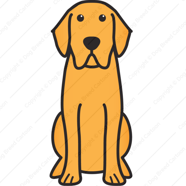 Yellow Lab Dog Clipart - Yellow Lab Dog Clipart (600x600)