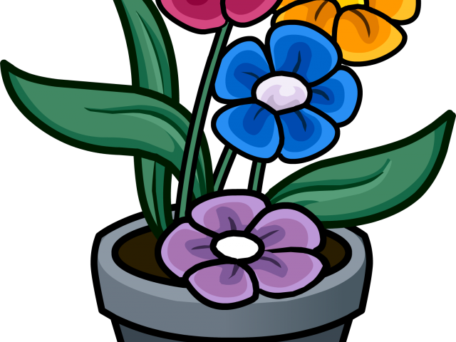 Flowerpots Clipart Plant Pot - Flowerpots Clipart Plant Pot (640x480)