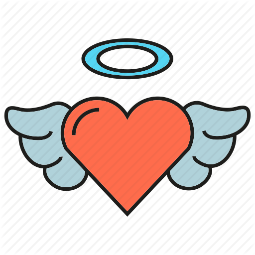 Heart Love Valentine Wing - Heart Love Valentine Wing (512x512)