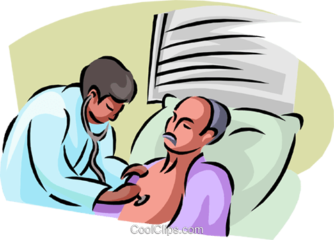 Man In The Hospital Royalty Free Vector Clip Art Illustration - Man In The Hospital Royalty Free Vector Clip Art Illustration (480x345)
