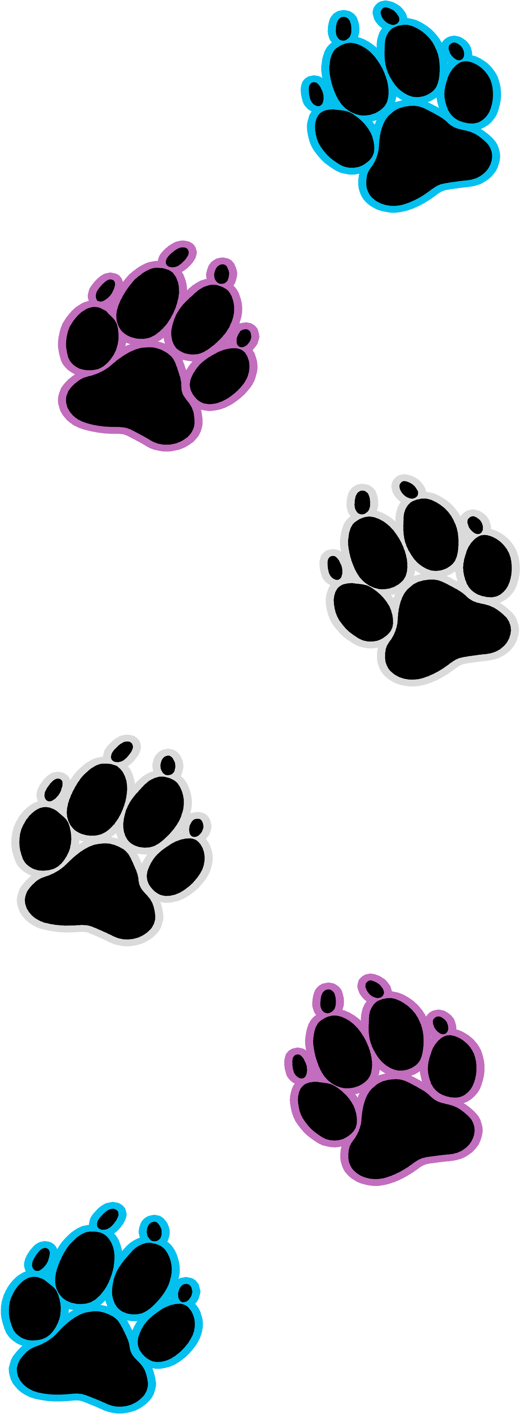 Dog Paw Print Trans - Dog Paw Print Trans (3600x4800)