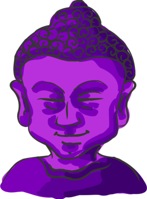 Buddha Head Vector Clip Art Clipart - Buddha Head Vector Clip Art Clipart (300x406)