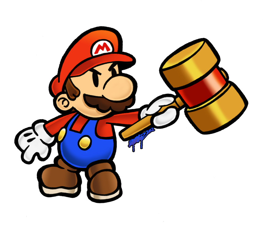 Paper Mario By Buddha-cat - Paper Mario By Buddha-cat (900x818)