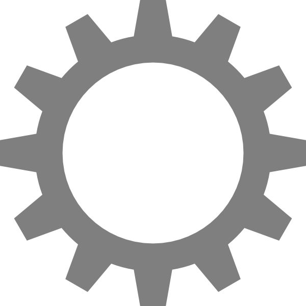 Light Gray Cogwheel Clip Art At Clker Com Vector Clip - Light Gray Cogwheel Clip Art At Clker Com Vector Clip (600x600)
