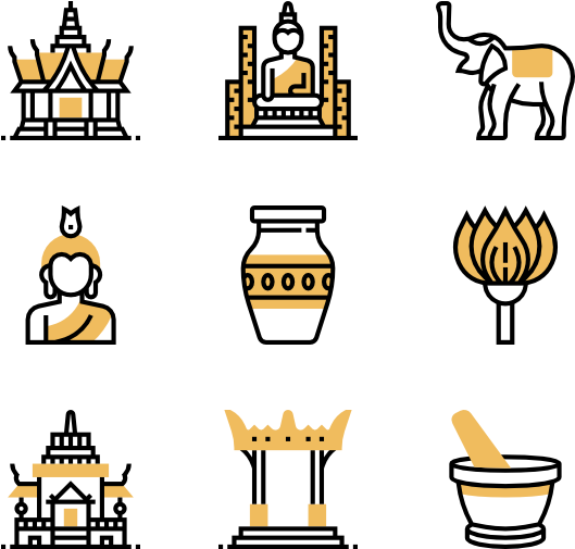 Thailand Symbols - Thailand Symbols (600x564)