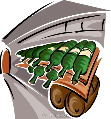 Food And Dining/winery Royalty Free Vector Clip Art - Food And Dining/winery Royalty Free Vector Clip Art (446x480)