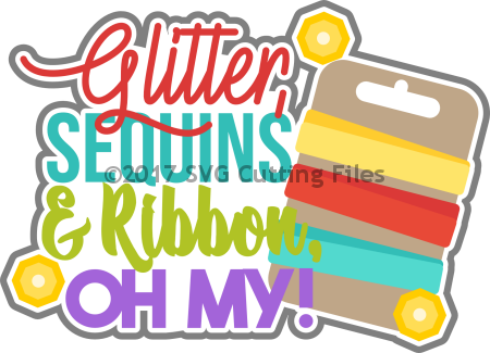 Glitter Sequins Ribbon Oh My - Glitter Sequins Ribbon Oh My (450x325)
