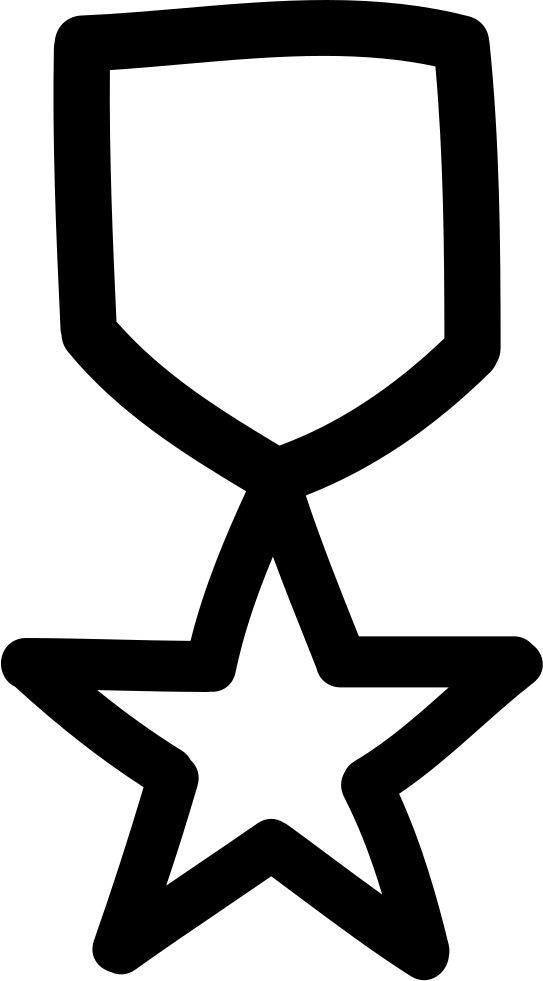 Star Badge Hand Drawn Outline Comments - Star Badge Hand Drawn Outline Comments (543x981)