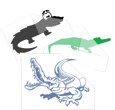 Alligator Crocodile Car Stickers And Decals - Alligator Crocodile Car Stickers And Decals (400x400)