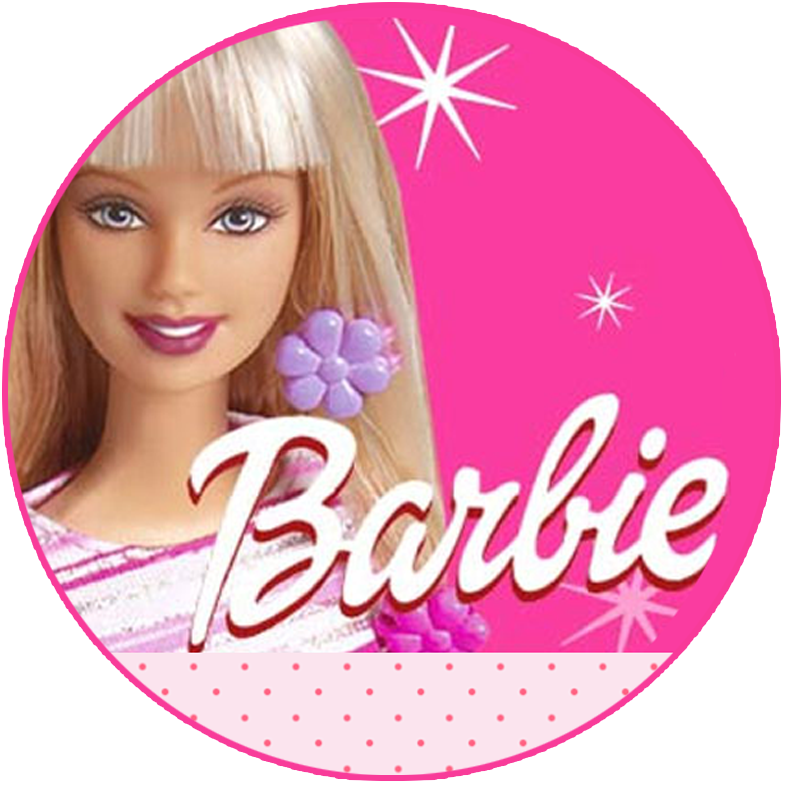 Barbie Clipart Round - Barbie Clipart Round (787x787)