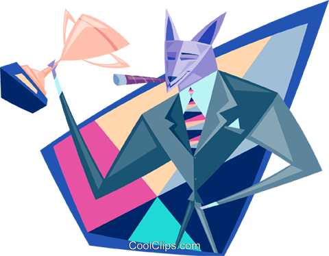Cunning As A Fox Royalty Free Vector Clip Art Illustration - Cunning As A Fox Royalty Free Vector Clip Art Illustration (480x374)