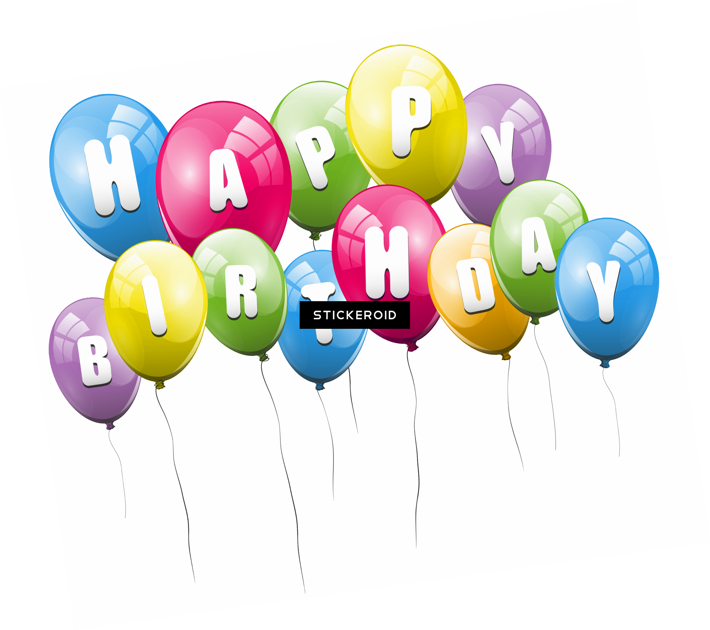 Happy Birthday Balloons - Happy Birthday Balloons (2315x2052)