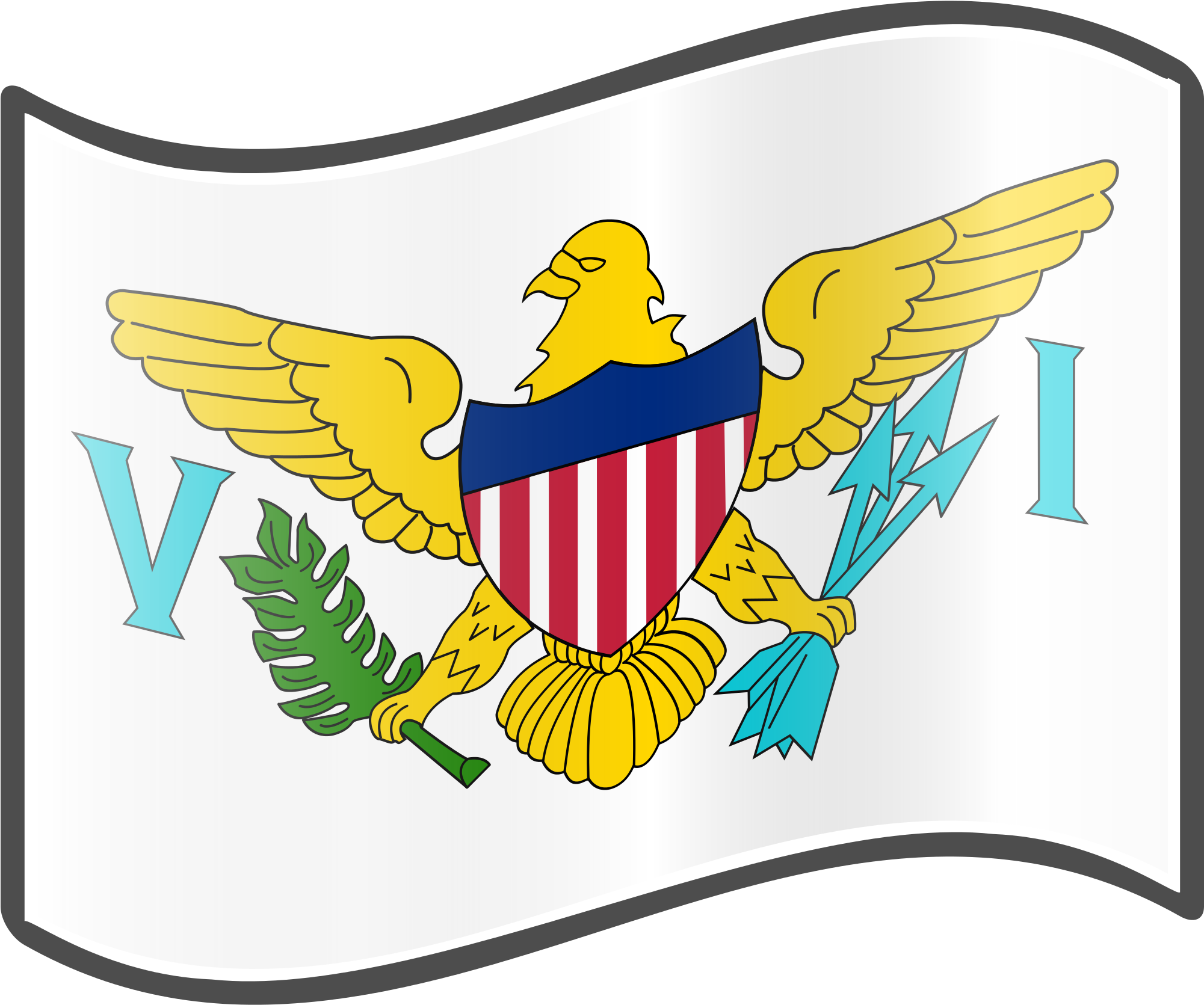Entracing Us Virgin Island Flag File Nuvola Us Islands - Entracing Us Virgin Island Flag File Nuvola Us Islands (2000x2000)
