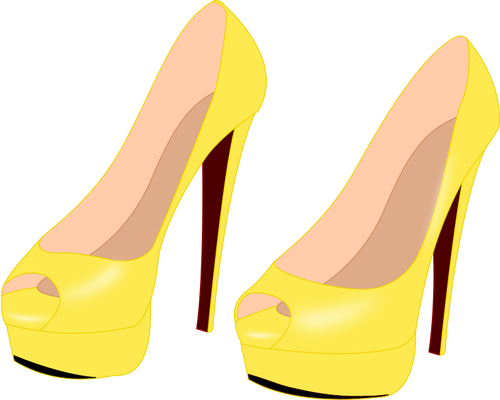 Heels Clipart Stilleto - Heels Clipart Stilleto (500x400)