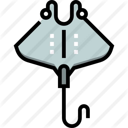 Stingray Clipart Marine Life - Stingray Clipart Marine Life (512x512)