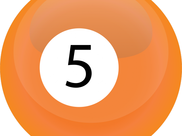 Billiard Ball Clipart Five - Billiard Ball Clipart Five (640x480)