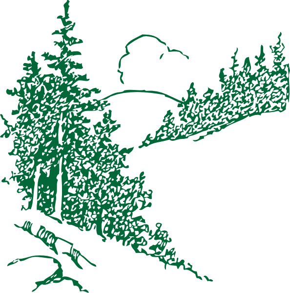 Free Vector Pines Clip Art - Free Vector Pines Clip Art (594x599)