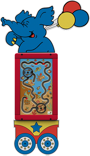 Sst137 Circus Train Elephant - Sst137 Circus Train Elephant (288x500)