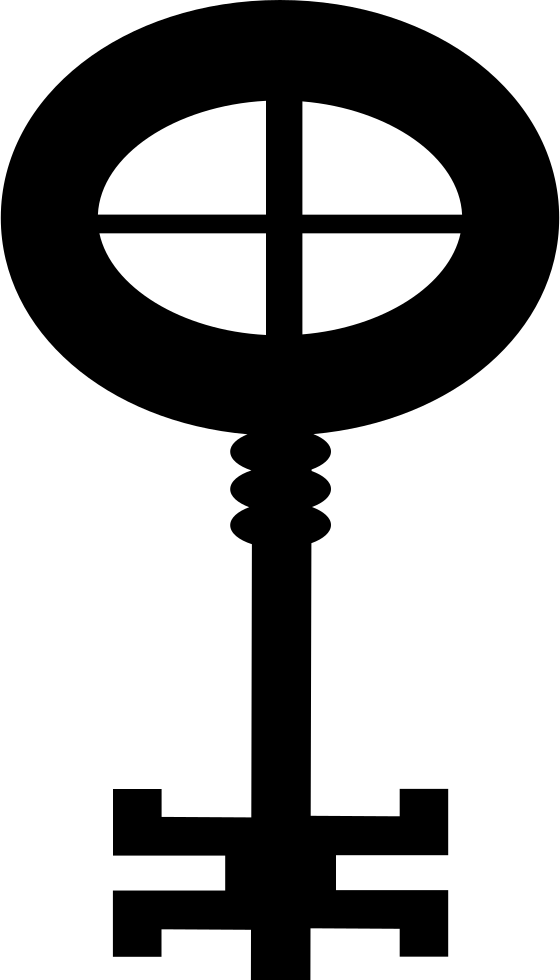 Key Design With Gross Oval And A Thin Cross Inside - Key Design With Gross Oval And A Thin Cross Inside (560x980)