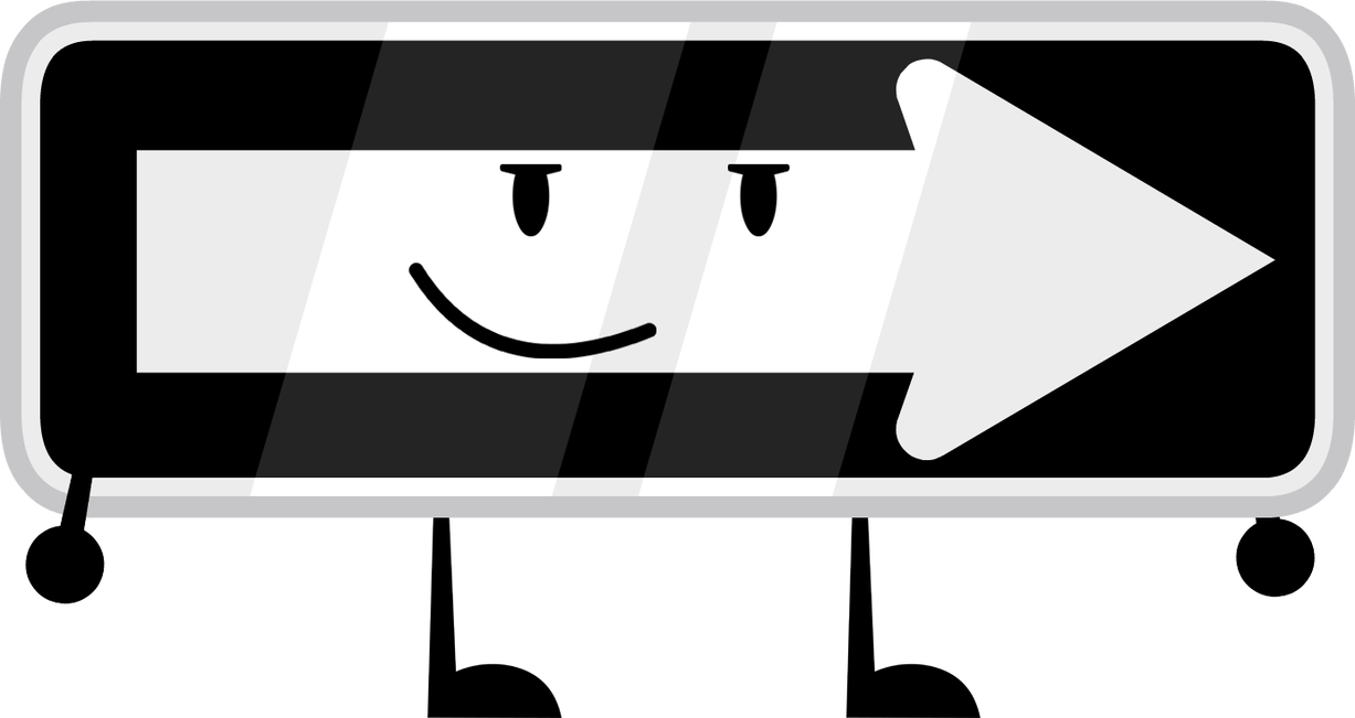 One Way Sign Bfb Edition By Jimmyturner96 - One Way Sign Bfb Edition By Jimmyturner96 (1227x651)