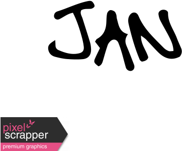 Handwritten Calendar Word Jan Graphic By Marisa Lerin - Handwritten Calendar Word Jan Graphic By Marisa Lerin (456x456)