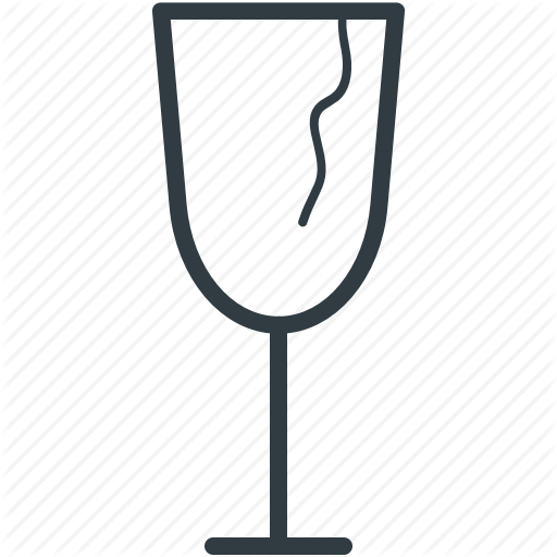 Glass Symbol Handle With Care Icon - Glass Symbol Handle With Care Icon (512x512)