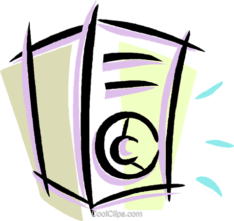 Stereo Speaker Royalty Free Vector Clip Art Illustration - Stereo Speaker Royalty Free Vector Clip Art Illustration (480x454)