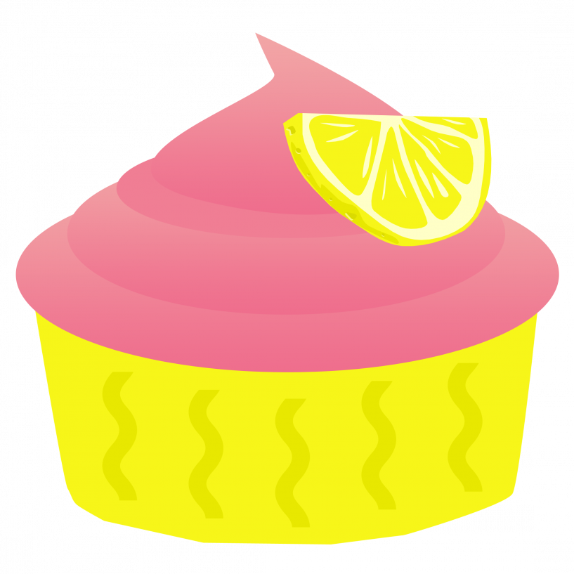 Lemon Clipart Lemon Cupcake - Lemon Clipart Lemon Cupcake (817x817)