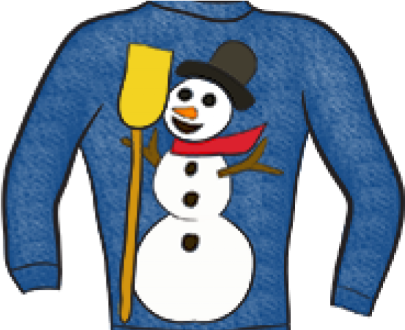 Snowman Clipart Sweater - Snowman Clipart Sweater (640x480)