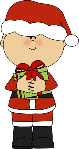 Santa Clip Art Boy - Santa Clip Art Boy (268x500)